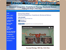Tablet Screenshot of loveyourposture.com